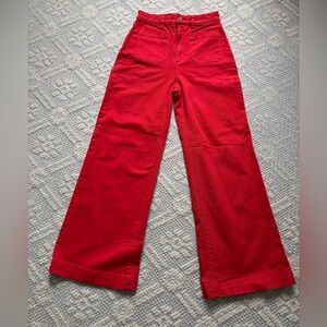 Rollas Red wide leg denim sz 26